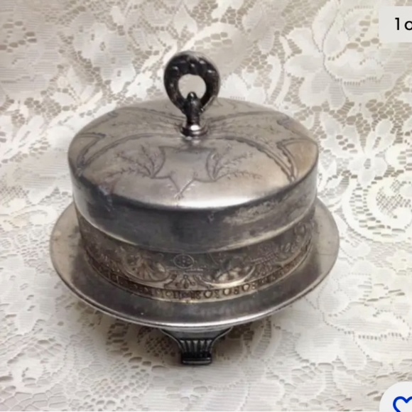 Pairpoint Dining Antique Pairpoint Mfg Co 3pc Quadruple